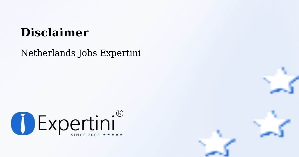 Disclaimer – Ospel - Netherlands Jobs Expertini